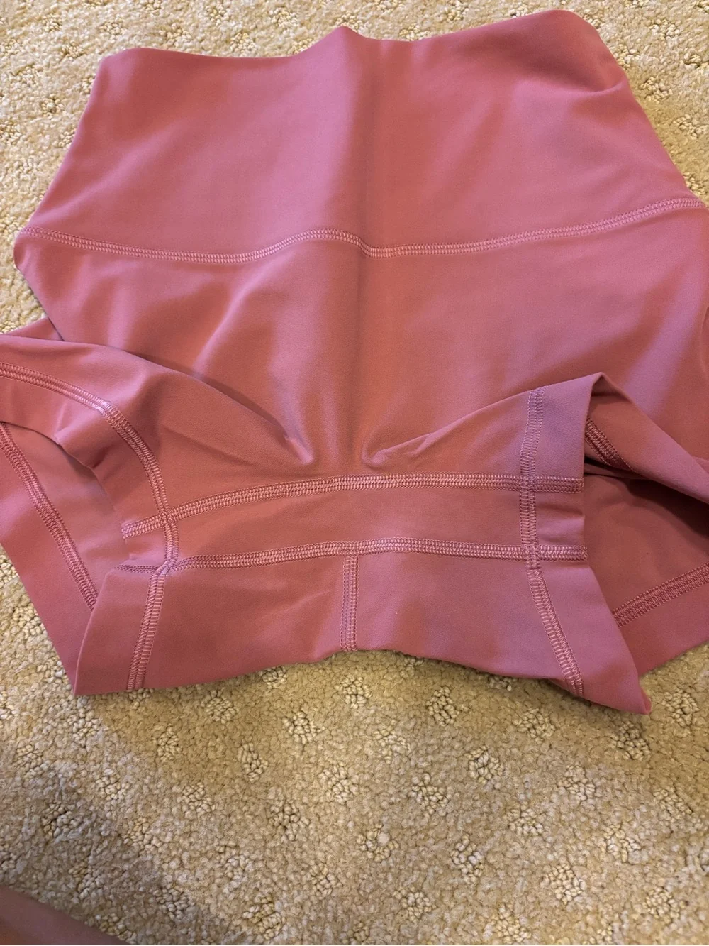 lululemon align high rise short 4” dark pink. Sz 6. Orig price 68 plus tax.